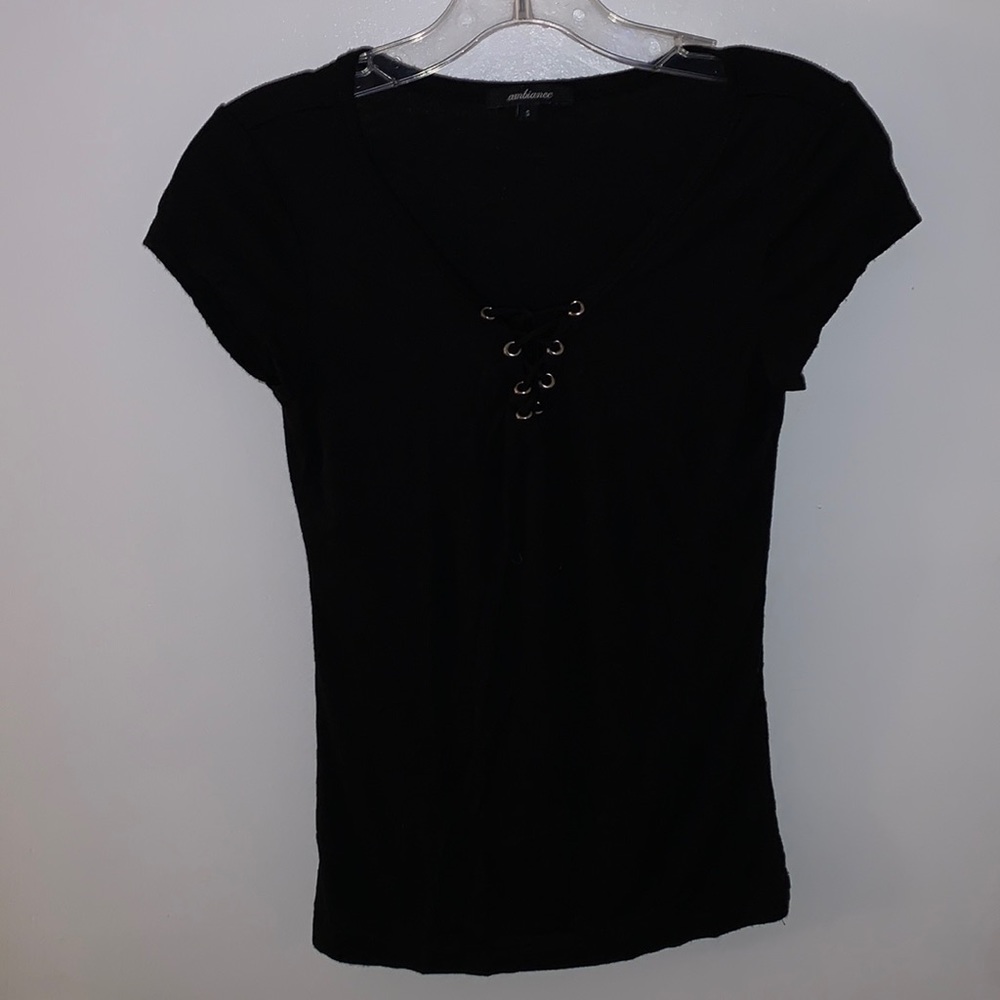 Black Short Sleeved Shirt | Size Small
